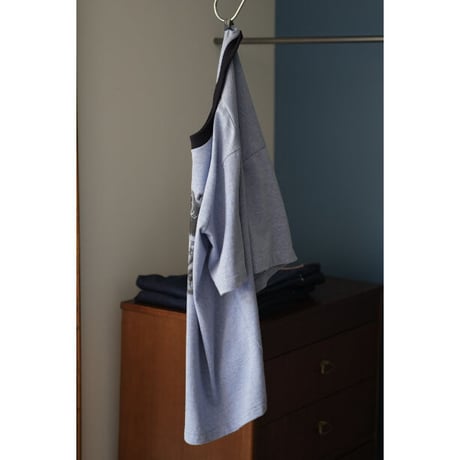 MAATEE&SONS Ex. M＆WOOLEE RINGER TEE (blue)