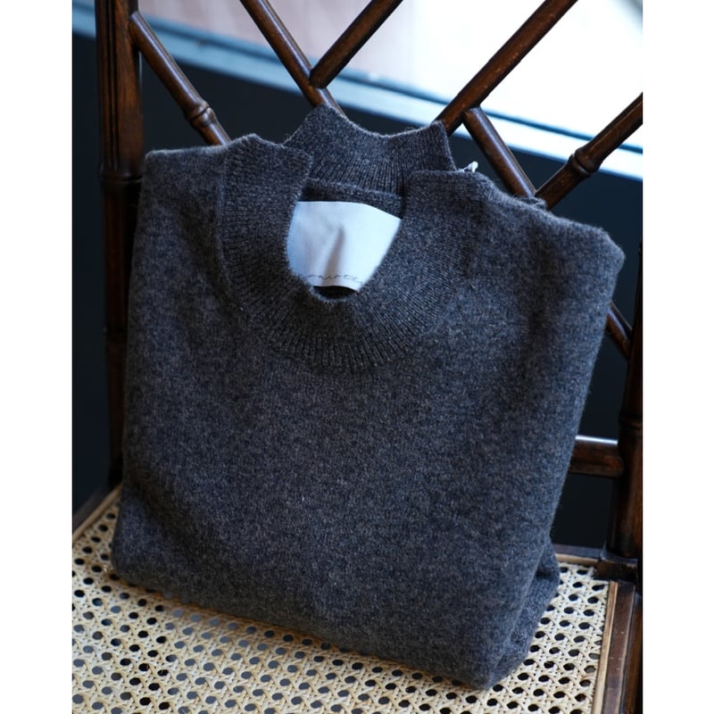 nonnotte SLIT CREW NECK PULLOVER | MusterWerk