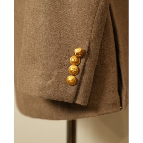 MAATEE&SONS Ex. CASHMERE/MINK UNCON SINGLE BLAZER