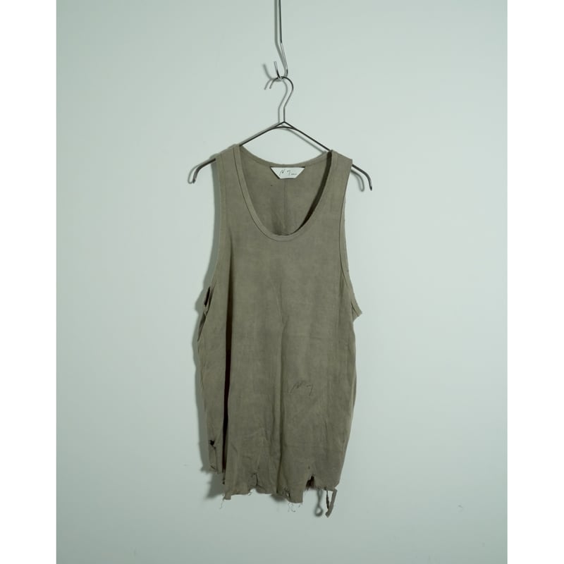 ANCELLM DAMAGE TANK TOP | MusterWerk