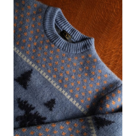 MAATEE&SONS CASH JACQUARD P/O SWEATER "TONAKAI"