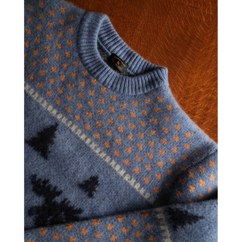 MAATEE&SONS CASH JACQUARD P/O SWEATER 