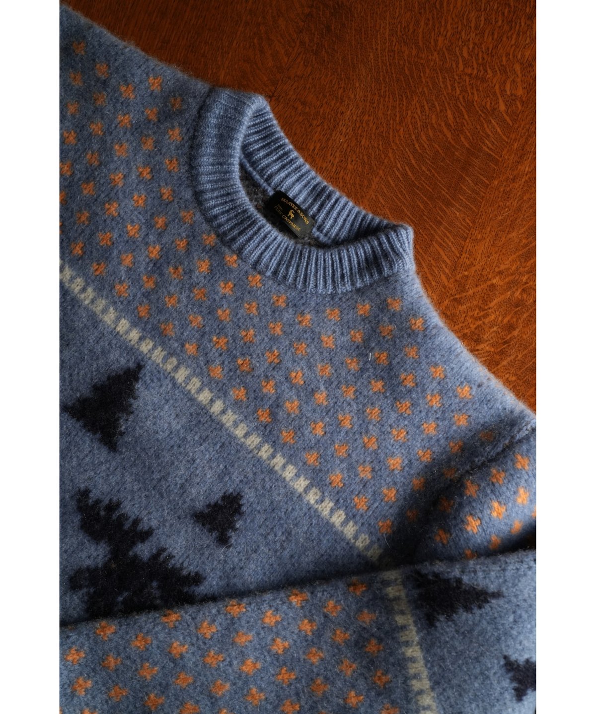 MAATEE&SONS CASH JACQUARD P/O SWEATER MAATEE&SONS CASH JACQUARD P/O SWEATER