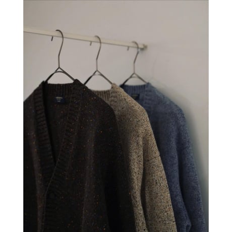 MAATEE&SONS Ex. COLOR NEP CASHMERE CARDIGAN