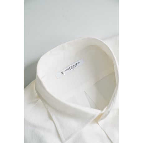 MAATEE&SONS SEMI WIDE SPREAD SHIRTS "極HEMPSILK"