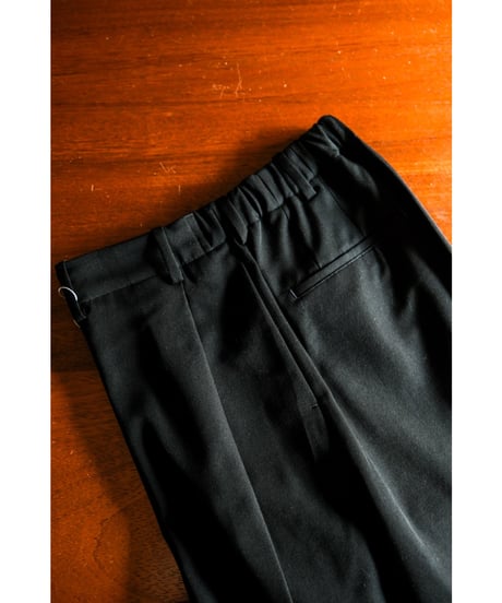 nonnotte Wool Gabardine Pleats Trousers nonotte GABARDINE TROUSERS