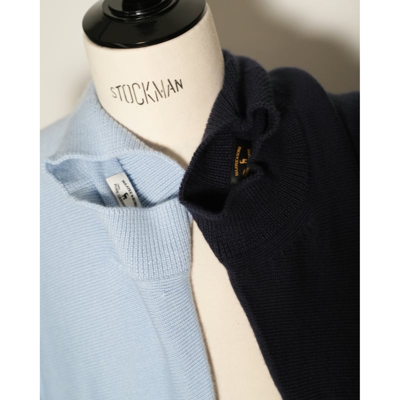 MAATEE&SONS 梳毛CASHMERE多本撚 MN P/O SWEATER 