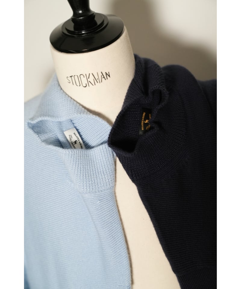 MAATEE&SONS 梳毛CASHMERE多本撚 MN P/O SWEATER MAATEE&SONS 梳毛CASHMERE多本撚 MN P/O SWEATER