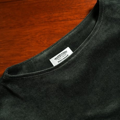 MAATEE&SONS SUVIN VELOUR BOAT TEE