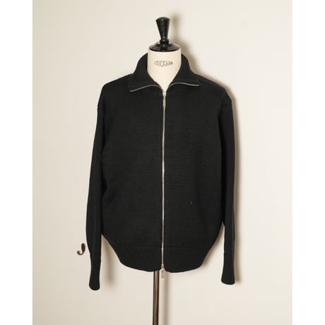 Olde H & Daughter Ex. WOOSTED WOOL DRIVERS KNIT JACKET