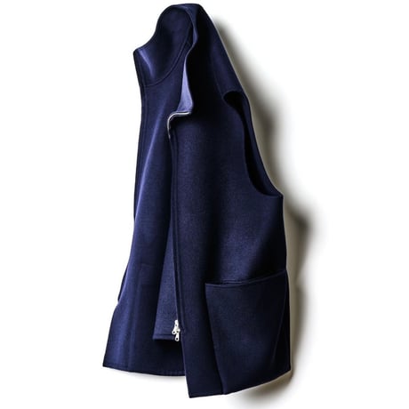 MAATEE&SONS "RIVER" CASHMERE WFACE VEST