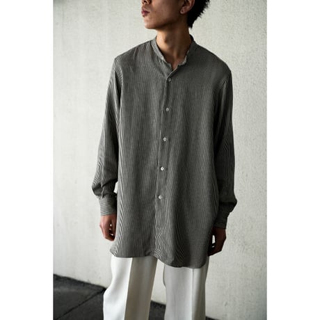 MAATEE&SONS BAND COLLAR SHIRTS