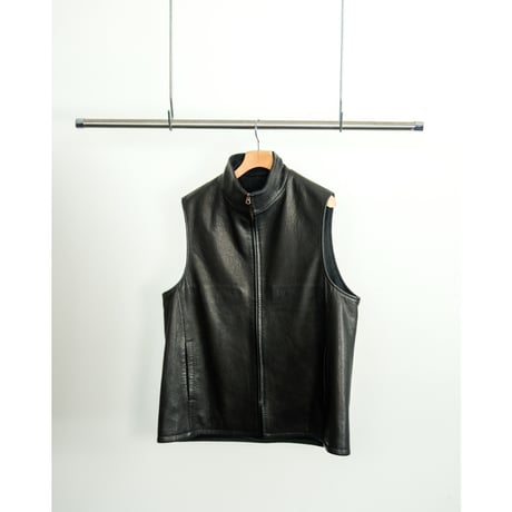 MAATEE&SONS DEAR LEATHER VEST 裏カシミヤ