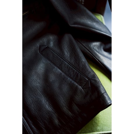 MAATEE&SONS Ex. DEER LEATHER JK 襟MOUTON