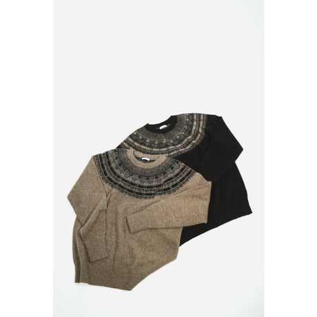 WALENODE "Innocent YAK" Circular yoke sweater
