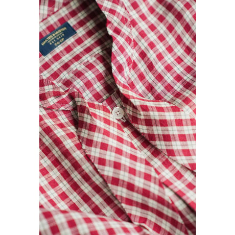 MAATEE&SONS Ex.  紐SHIRTS "LINEN/SILK CK"