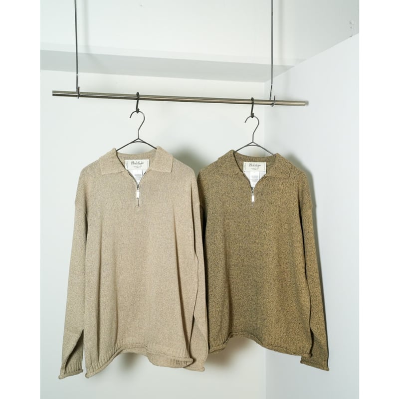 Olde H&Daughter SILK COTTON HALF ZIP P/O | Must