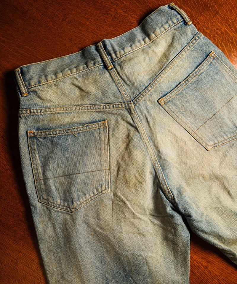 P/DAMAGE DENIM STRAIGHT 5P PANTS サイズ3 ANCELLM P/DAMAGE DENIM STRAIGHT 5P PANTS – unexpected store