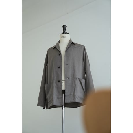 MAATEE&SONS SHIRTS JACKET "SHARK SKIN PANE"