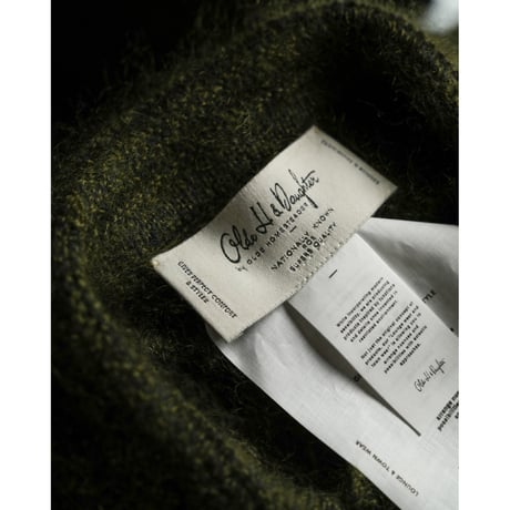 Olde H&Daughter SILK MOHAIR WRAP STITCHES SHIRTS CARDIGAN
