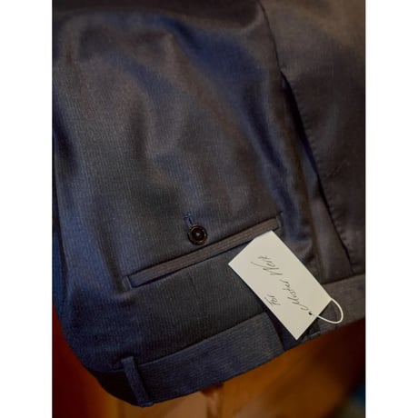BIBOJA Ex. High Waisted Buggy Straight - Micro stripe