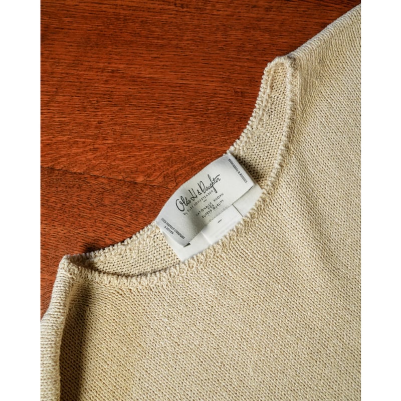 Olde H&Daughter SILK COTTON BOAT NECK P/O | Mus