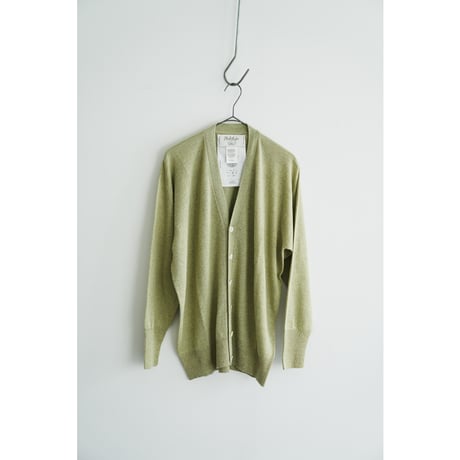Olde H&Daughter LINEN SILK PLAIN STITCH V NECK C/D