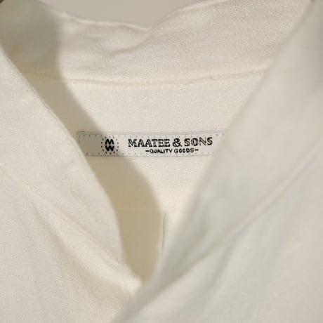 MAATEE&SONS LINEN GEORGETTE FRINGE SHIRTS