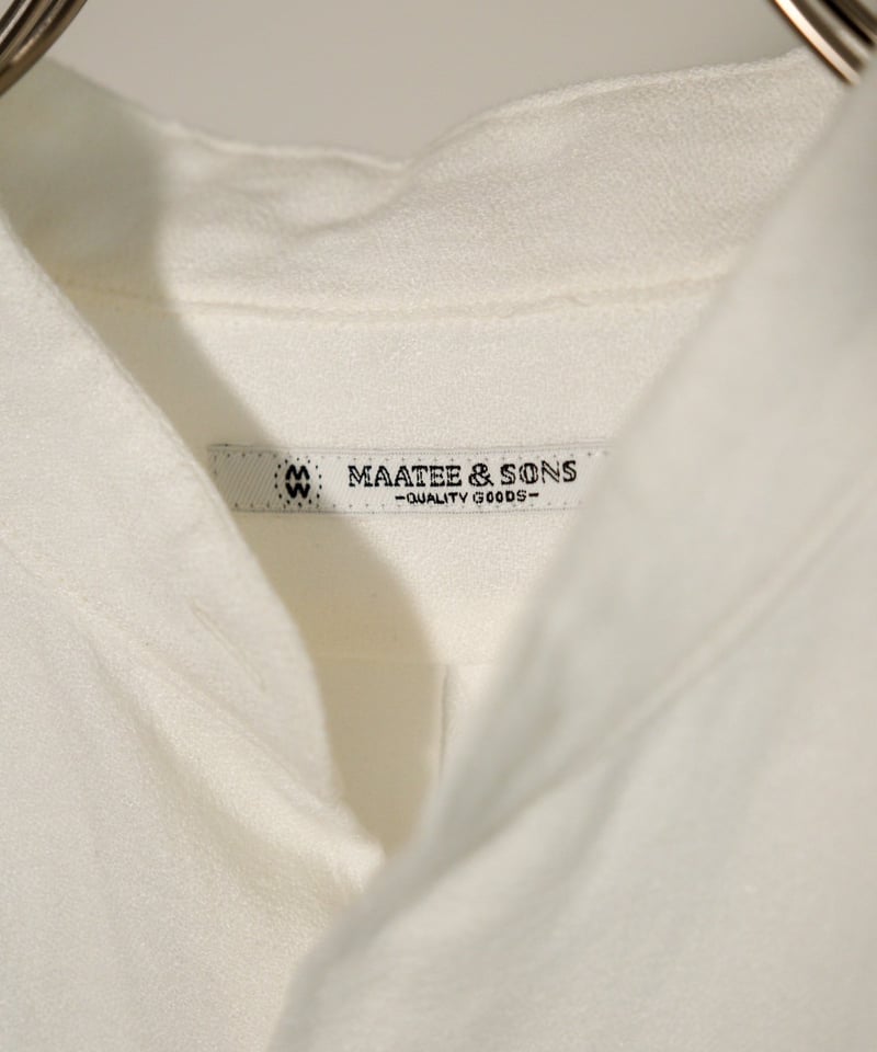 MAATEE&SONS LINEN GEORGETTE FRINGE SHIRTS | Mus