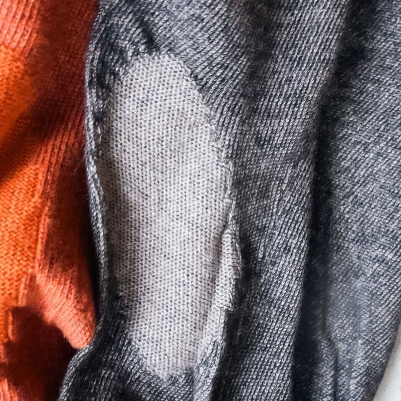 MAATEE&SONS BLACK ALPACA 裏CASHMERE ひょっとこ P/O SW