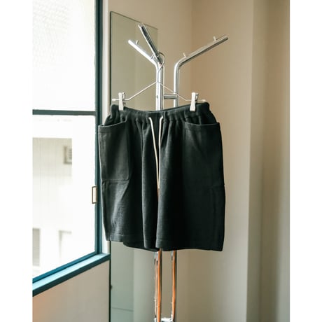 WALENODE "Cotton Cashmere Pile" Marine Shorts