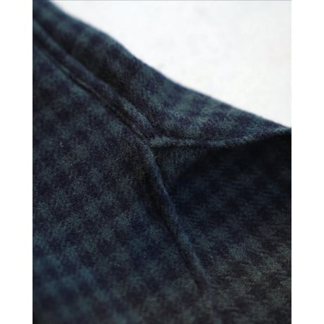 MAATEE&SONS Ex. CASHMERE GINGHAM WORK SHIRT