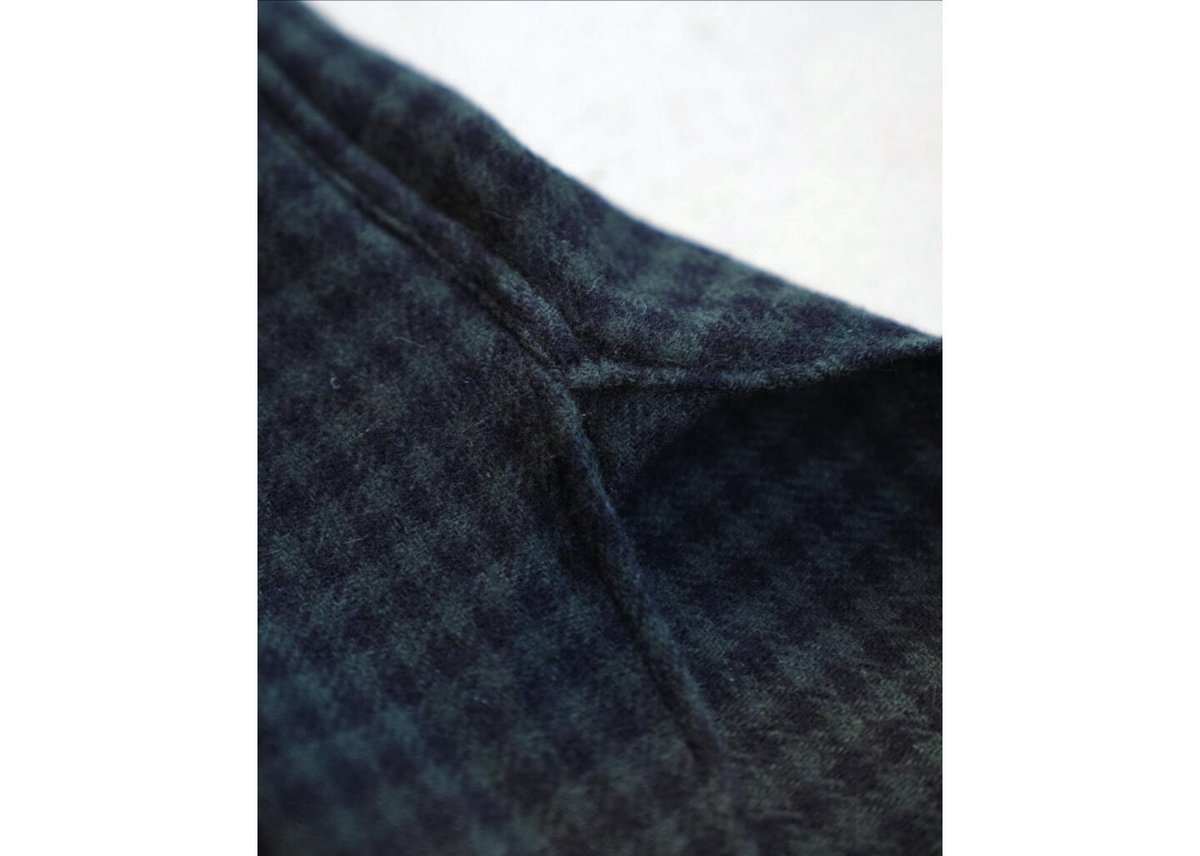 MAATEE&SONS Ex. CASHMERE GINGHAM WORK SHIRT | M