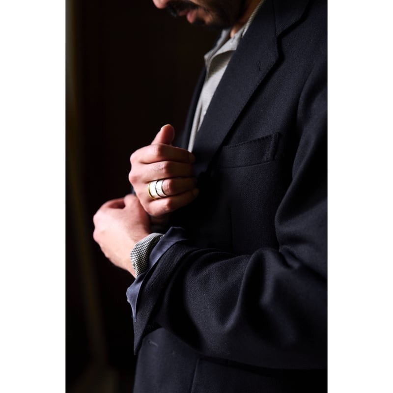 MAATEE&SONS 育てるCASHMERE 等半袖 UNCONSTECTED JACKET