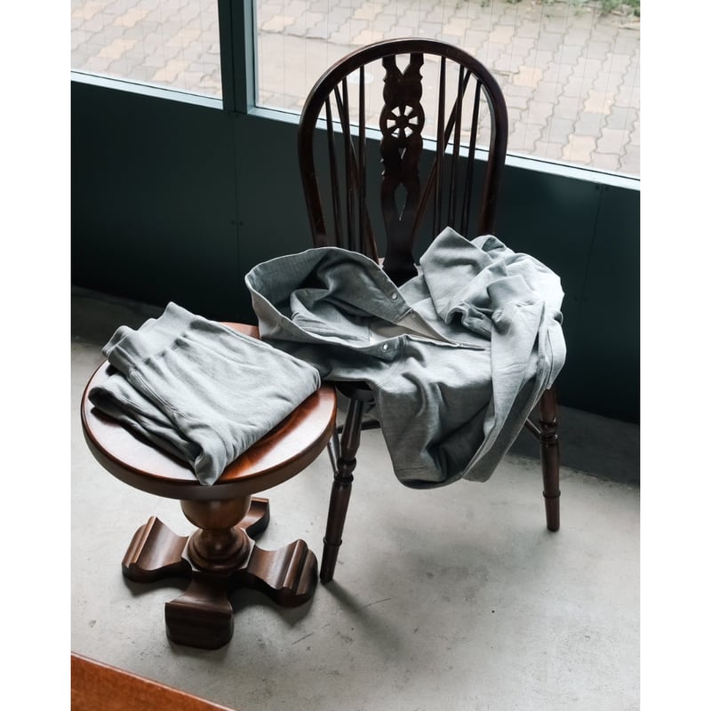 ULTERIOR Ex. FADED SILKY TERRY RW HALF ZIP HOOD