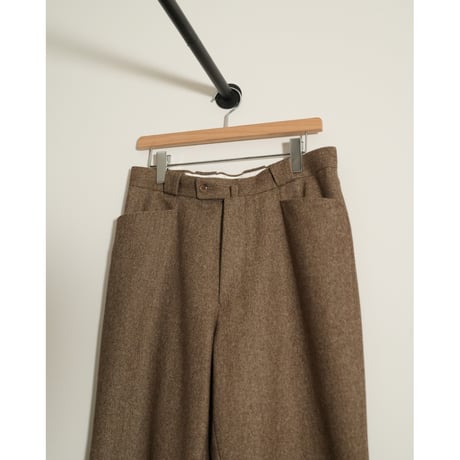 MAATEE&SONS FLARE-3 "WOOL HERRINGBONE"