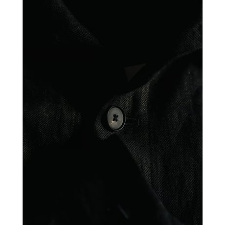 THE CLASIK LINEN HEMP TWILL SHARK COLLAR JACKET