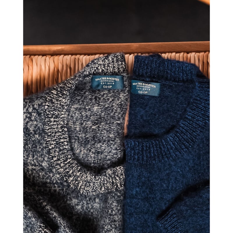 MAATEE＆SONS CASHMERE SHAGGY 2 PO SWEATER MAATEE&SONS Ex. CASHMERE SHAGGY 2 P/O SSLEEVE