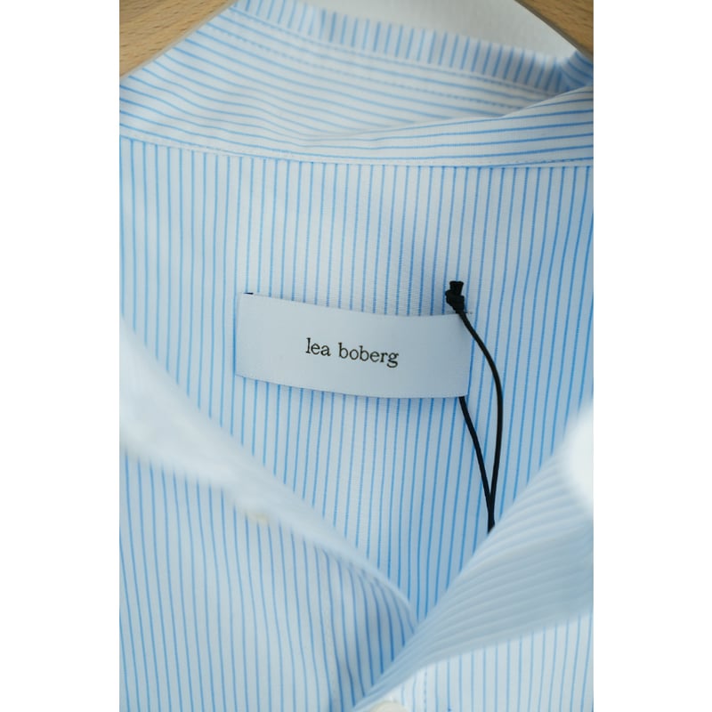 Lea Boberg CL Shirts ブルーストライプシャツSize5 LEA BOBERG S.C. SHIRT - BRITISH COTTON | Muster