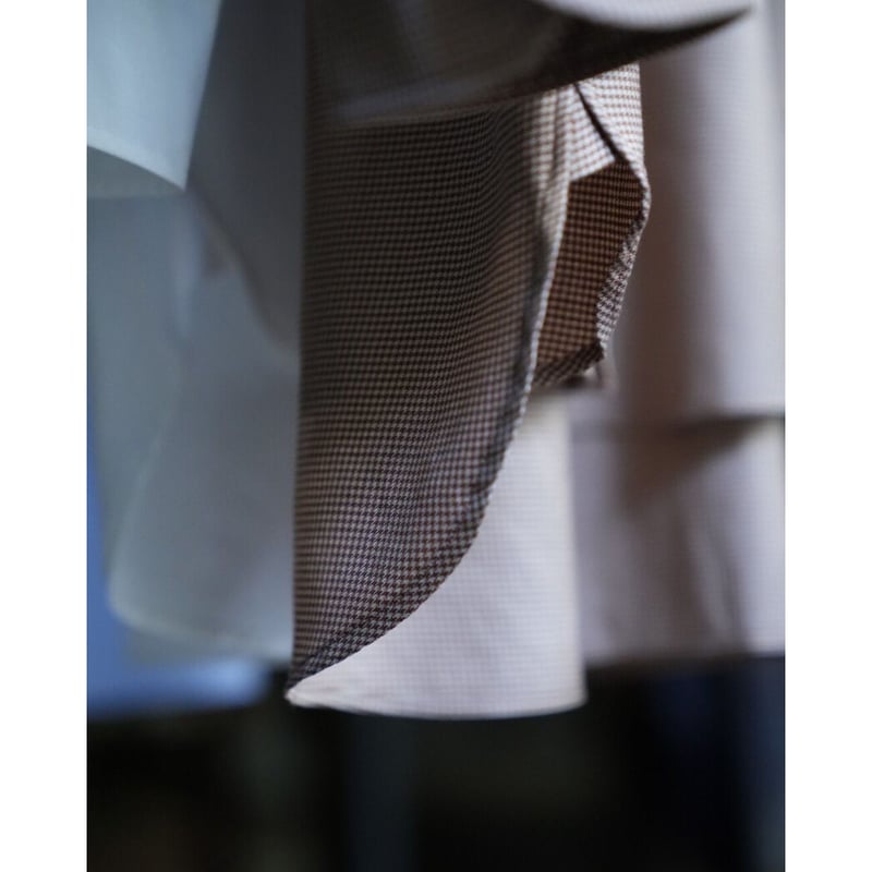 MAATEE＆SONS SILK HOUND TOOTH LIAN ライアン MAATEE&SONS C/SILK HOUND TOOTH/ LIAN ファッション