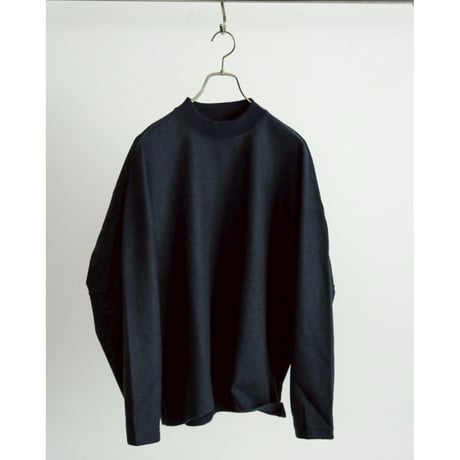nonnotte "Super 120s Light Inlay Melton" Draping C/N Pullover