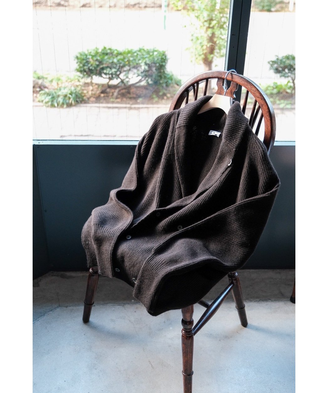 MAATEE&SONS Ex. CASHMERE SHAWL COLLAR CARDIGAN MAATEE&SONS Ex. CASHMERE SHAWL COLLAR CARDIGAN