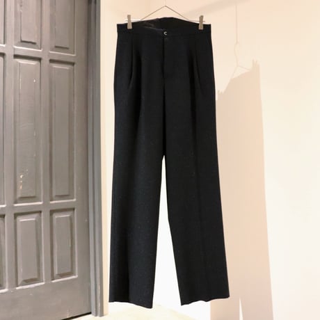 MAATEE&SONS Ex. DEAD STOCK CASHMERE COLOR NEP CLASSIC TROUSER