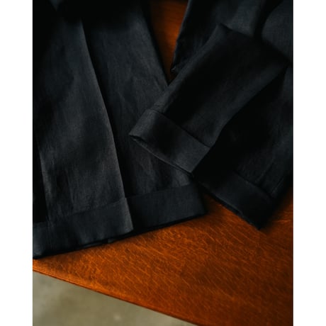 THE CLASIK LINEN HEMP TWILL TROUSERS