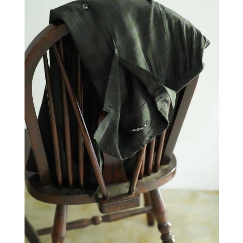 MAATEE&SONS 強撚RAYON OPEN COLLAR SHIRTS | Muster