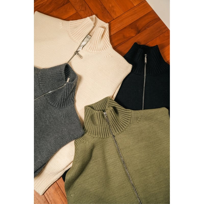 Olde H & Daughter Ex. WOOSTED WOOL DRIVERS KNIT