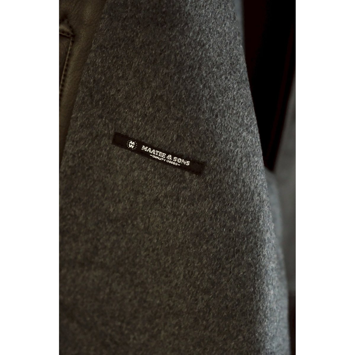 MAATEE&SONS SPANISH LAMB 裏カシミヤ LEATHER HALF COA