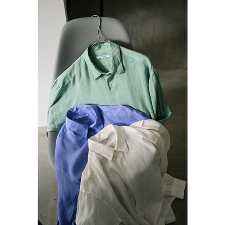 MAATEE&SONS SHORT PONIT RAMIE SHIRTS
