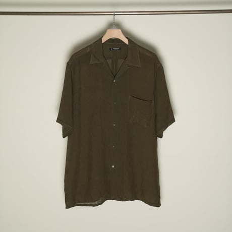 MAATEE&SONS "ドS LINEN" OPEN COLLAR SHIRTS S/S