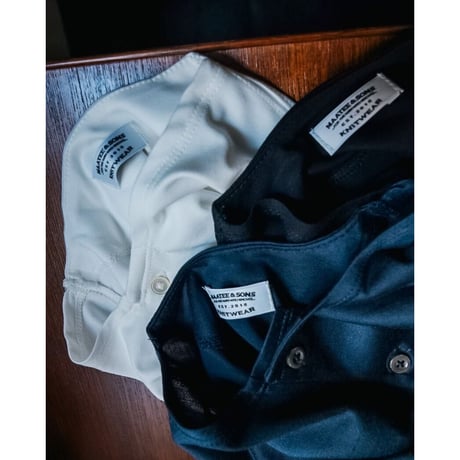 MAATEE&SONS 綿紡績WASHABLE WOOL HENRY TEE L/S